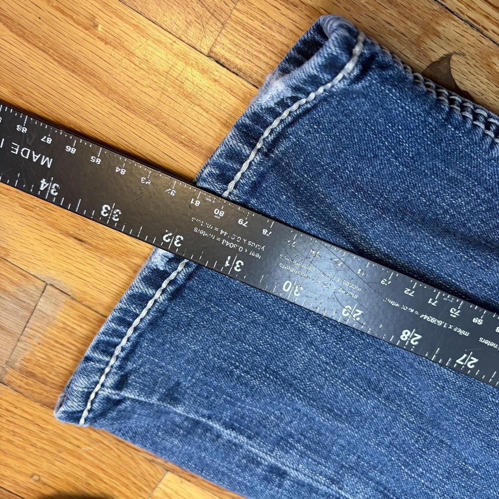 Silver Jeans Co Suki Surplus Jeans Womens 24x30 Medium Wash Bootcut Stretch Flap - Picture 8 of 9